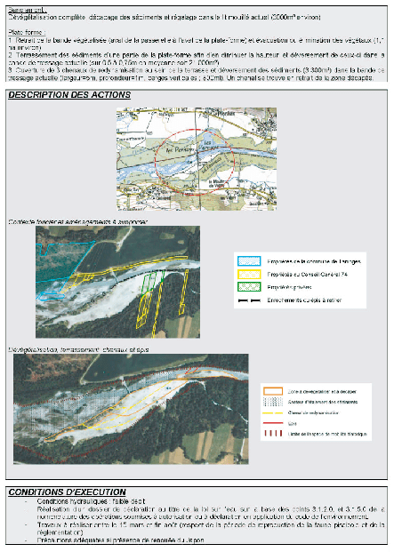 Exemple de fiche-action du plan de gestion du Giffre
