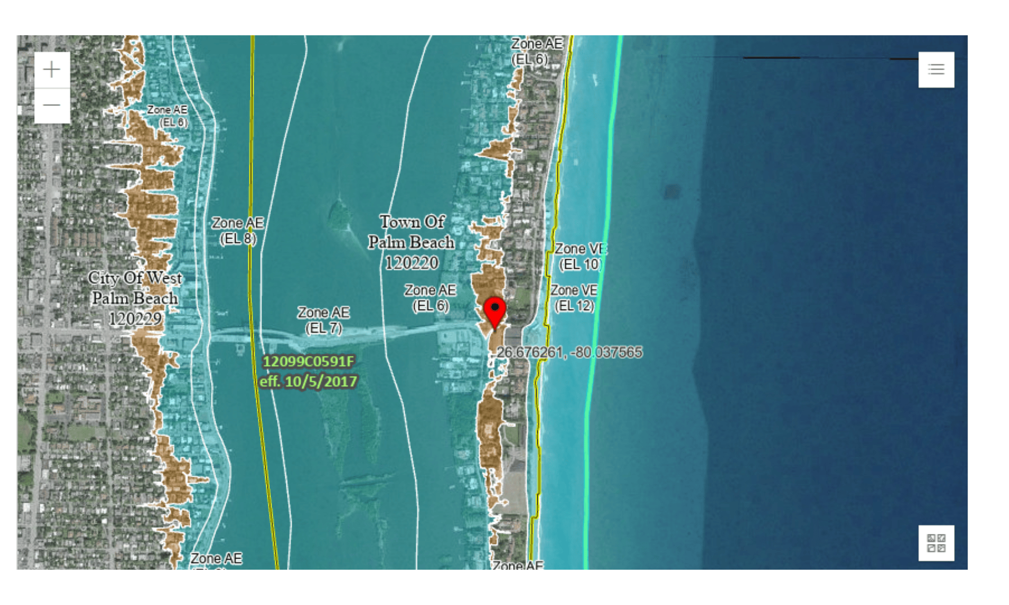 Mapa Del Lago Florida Mar Lago 