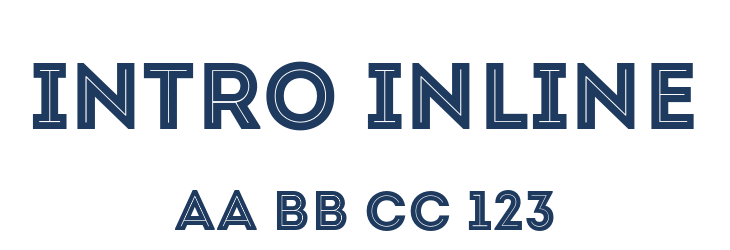 Discover the different types of fonts and how they are displayed. Intro Inline Font Comments
