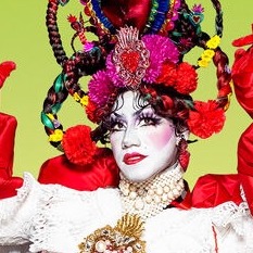 Pixie Pixie Drag Queen Squirrels Friends - Sunset Backgrounds - Ultra HD Full HD Collection