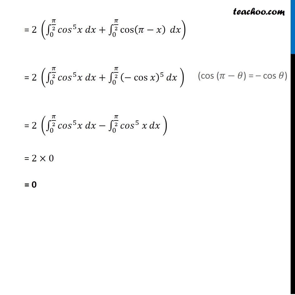 Example 25 Find Integral X2 1 Dx As Limit Of A Sum Examples The idea behind 6 is that on the left side the intervals on which fx is negative give a negative value to the integral.