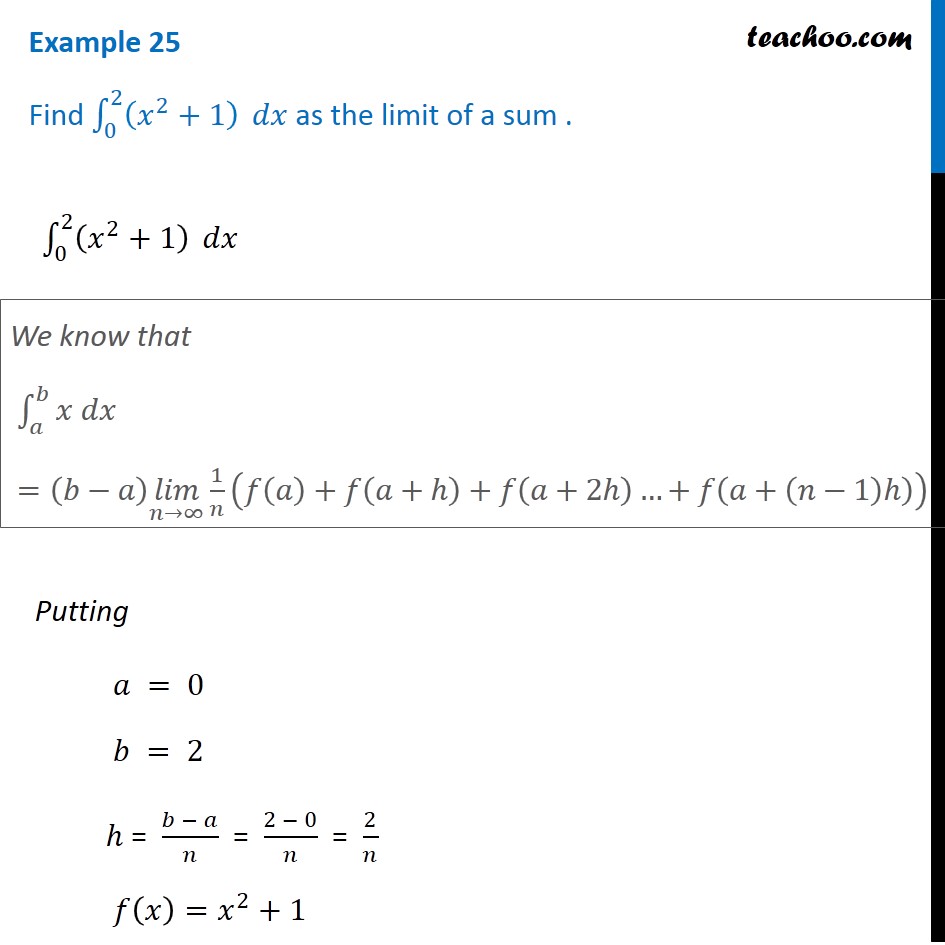 Definite Integral 