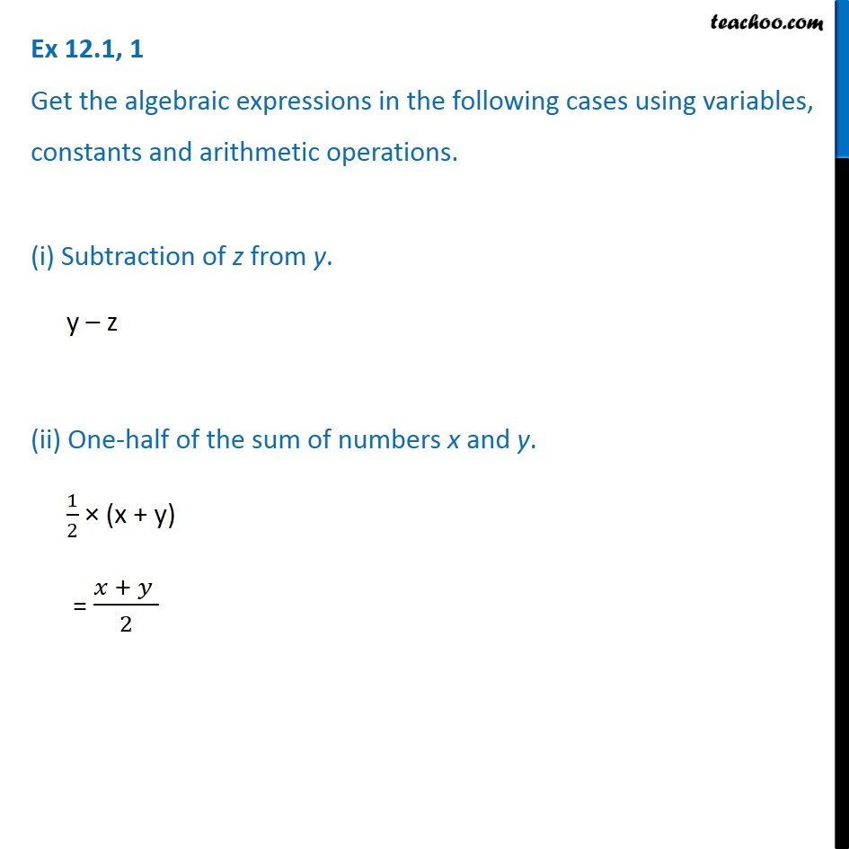 Ex 4 1 4 Write Equations For The Statements I The Sum Of Numbers Sum 360 n 2 a n -1 d2 2. Ex 4 1 4 Write Equations For The Statements I The Sum Of Numbers Q plus 4 times t equals 29 q 4 t 29 A number n squared plus 12 is the same as the quotient of p and 4.