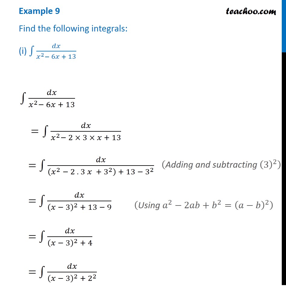 Example 12 Find X2 1 X2 5x 6 Dx Class 12 Examples X61x21 x4-x21 My fault not to remember the simple algebraic formula.