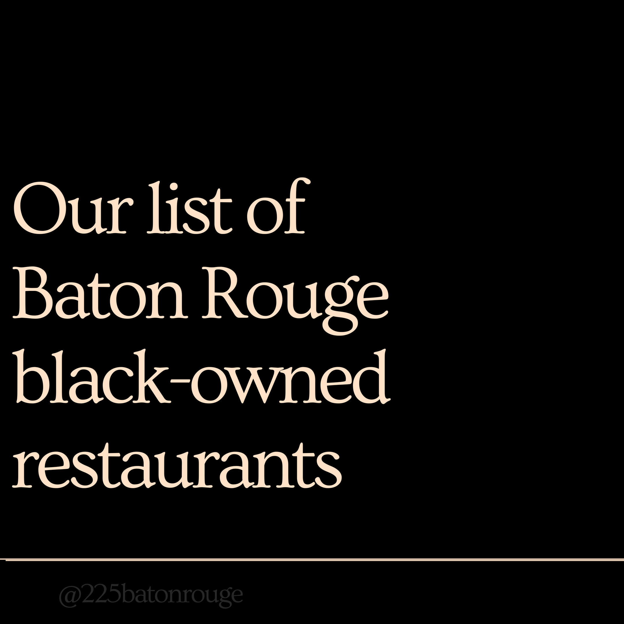 So he and his wife, renata henderson, decided to create an alternative, a north memphis coffee business called cxffeeblack, where african . Our List Of Black Owned Restaurants In Baton Rouge