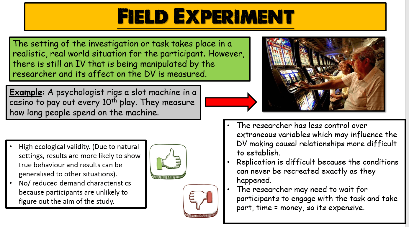 😂 example of a field experiment. field experiment. 2019-01-28
