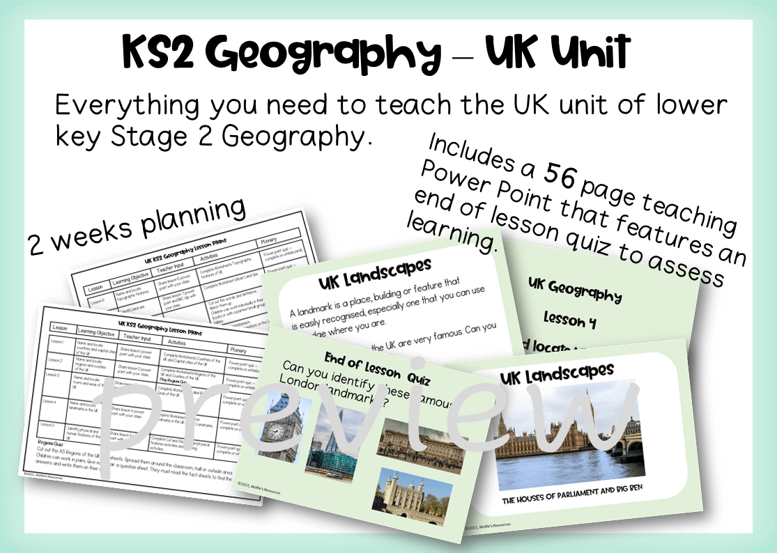 geography uk ks2 teaching resources