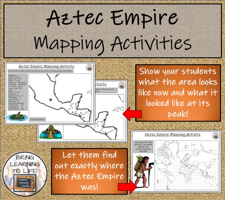 Aztec Empire Map Activities And Teaching Resources Slide3 