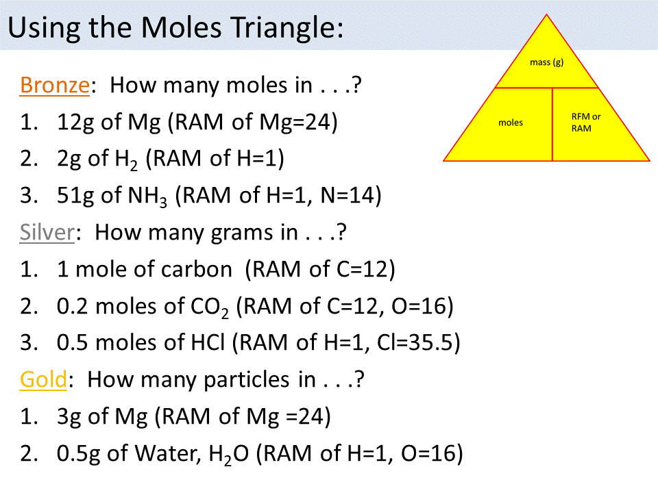 Moles GCSE 9-1 Higher | Teaching Resources Moles GCSE 9-1 Higher | Teaching Resources