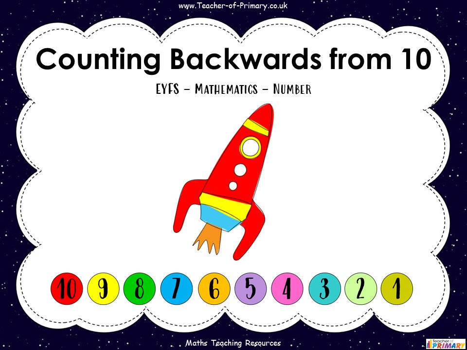 Counting backwards from 10
