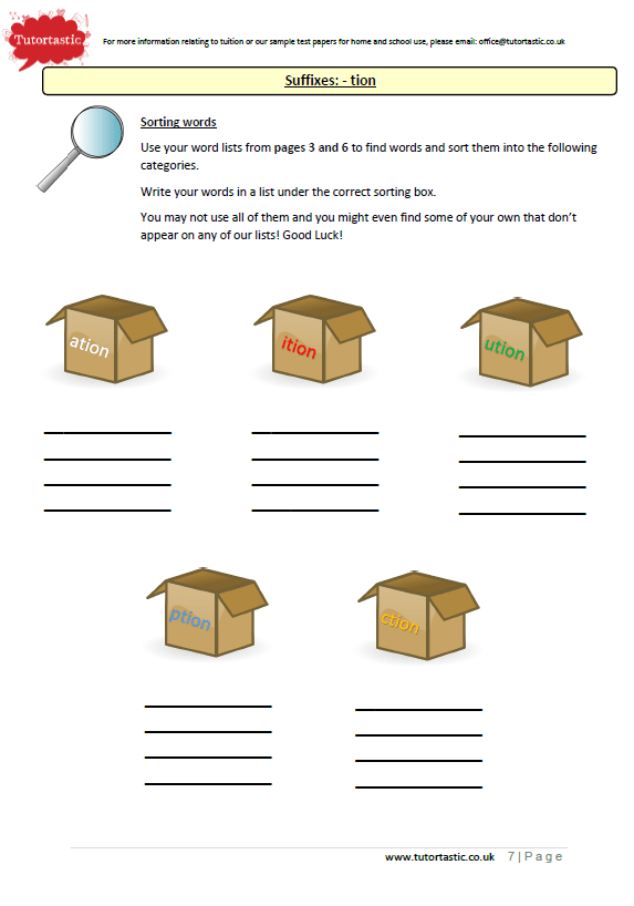 year 6 spelling suffixes worksheet booklet teaching resources
