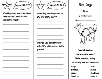 Animals are commonly called only one collective name without any clear distinction. Sled Dogs Run Trifold Wonders 2nd Grade Unit 2 Week 1 Teaching Resources