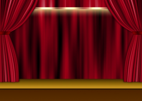 舞臺素材 ベクター 舞臺にライトが當たる ベクターイラスト のベク Qqkaii