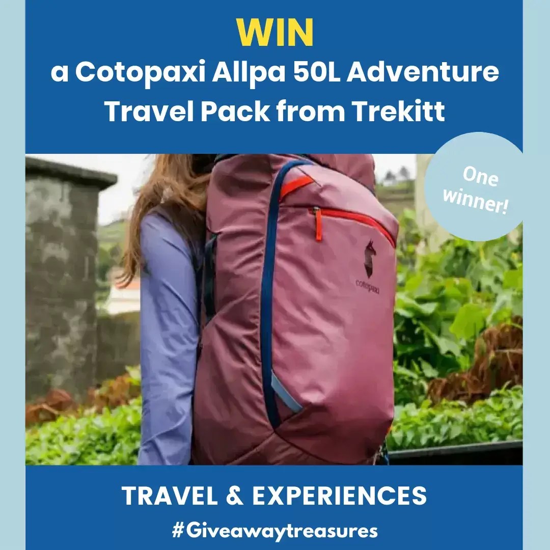 Win a Cotopaxi Allpa 50L Adventure Travel Pack from Trekitt