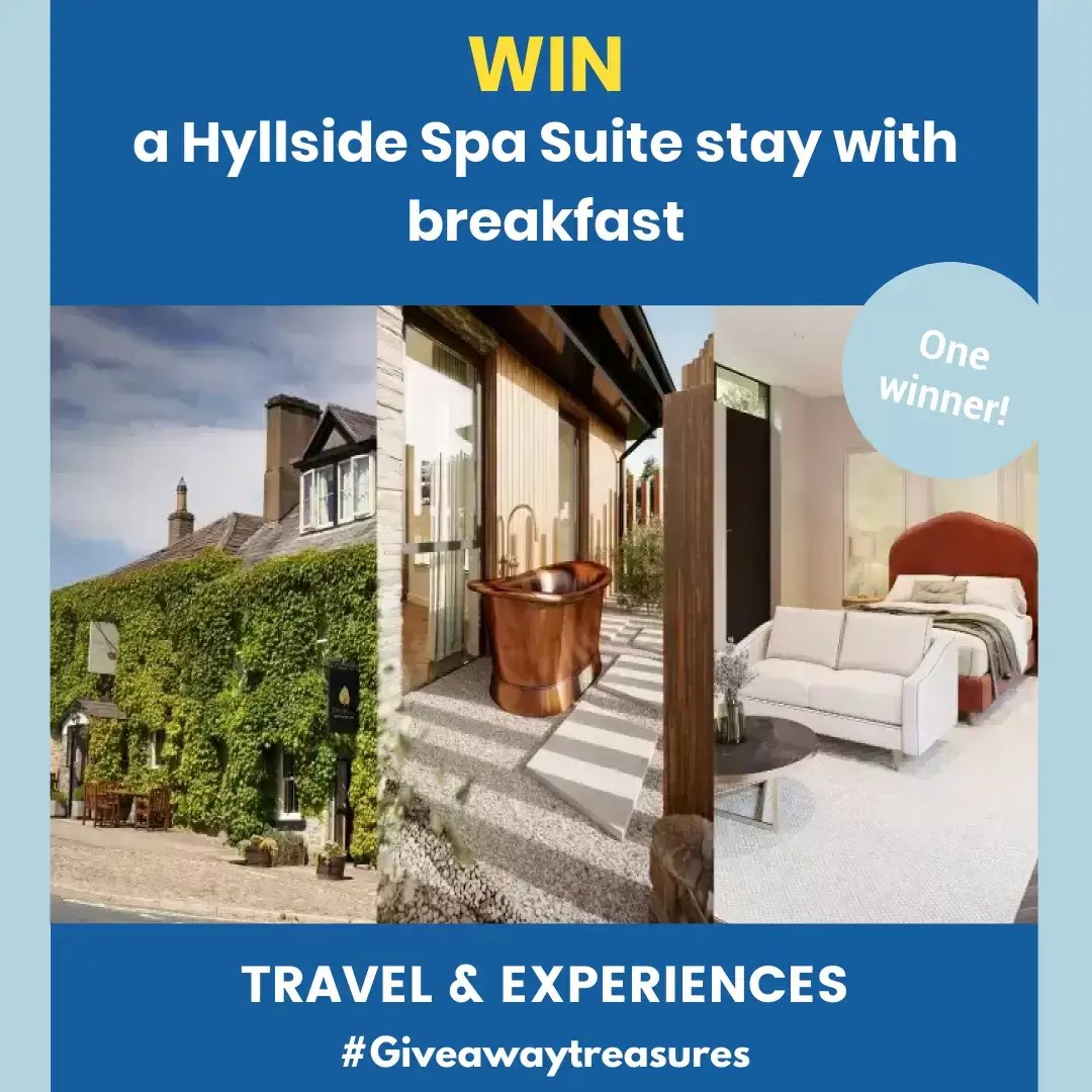 Win a Hyllside Spa Suite stay with breakfast