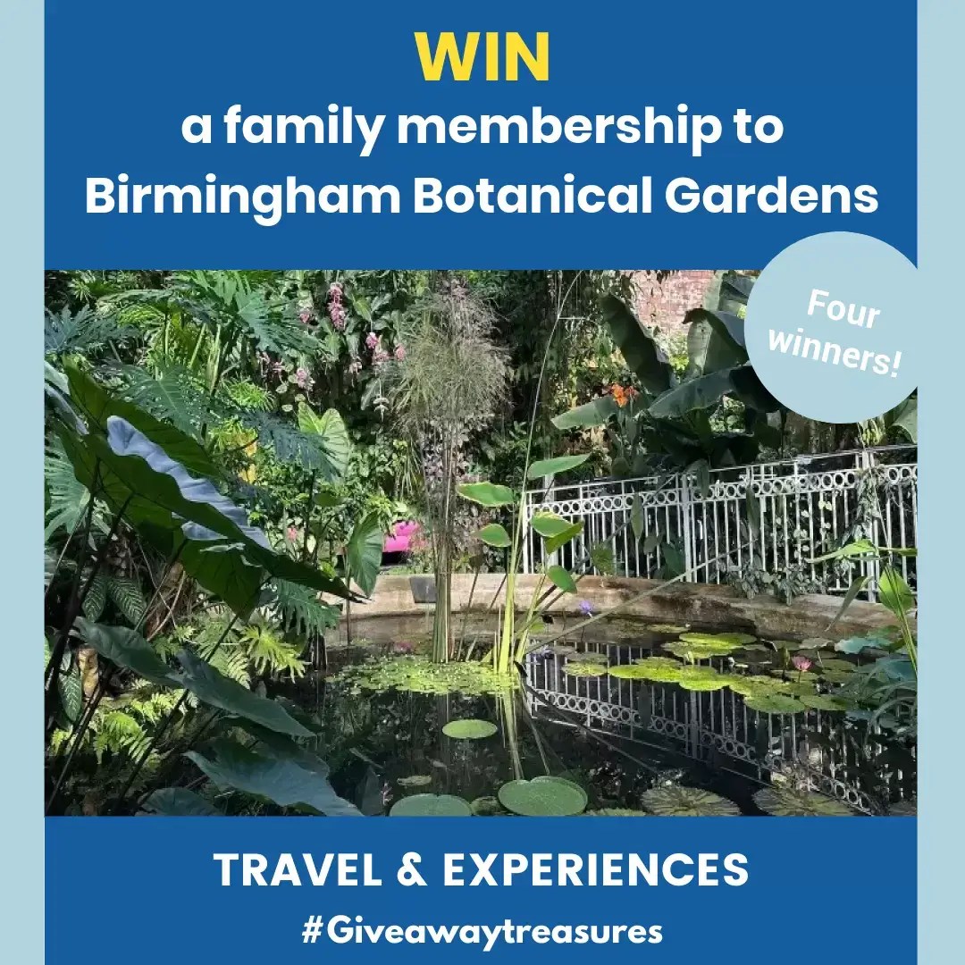 Win a family membership to Birmingham Botanical Gardens