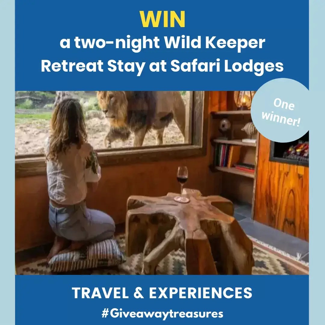 Win a two-night Wild Keeper Retreat Stay at Safari Lodges