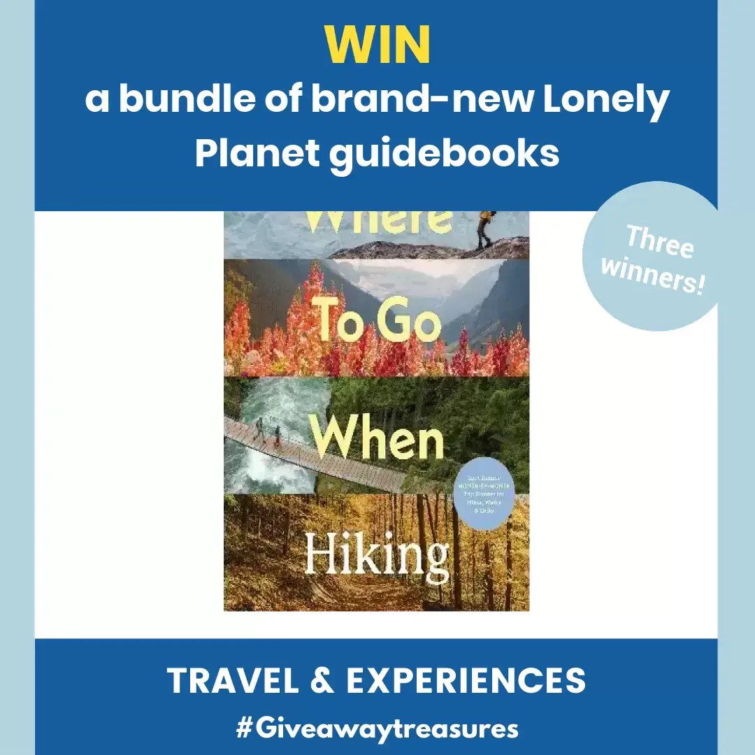 Win a bundle of brand-new Lonely Planet guidebooks