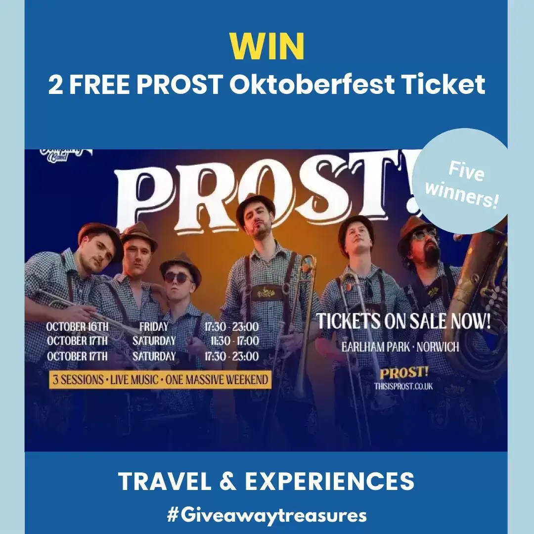 Win 2 FREE PROST Oktoberfest Ticket
