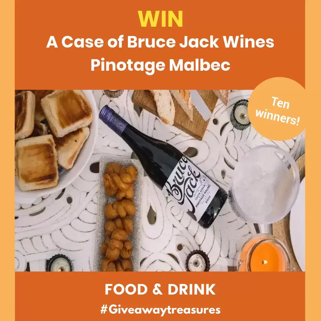 Win A Case of Bruce Jack Wines Pinotage Malbec