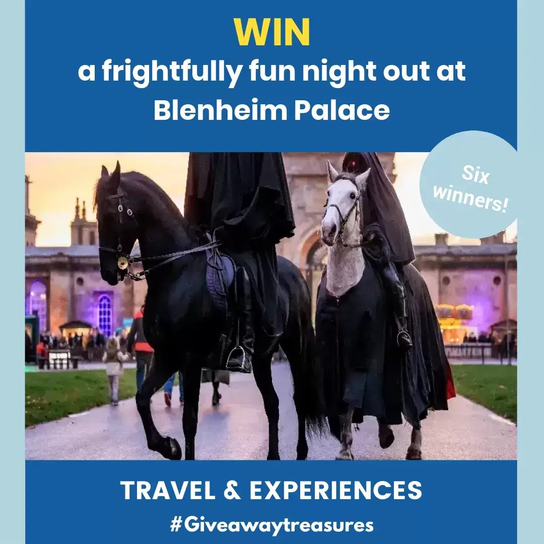 Win a frightfully fun night out at Blenheim Palace