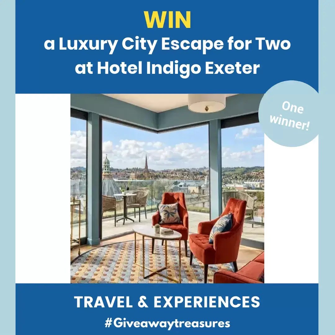 Win a Luxury City Escape for Two at Hotel Indigo Exeter