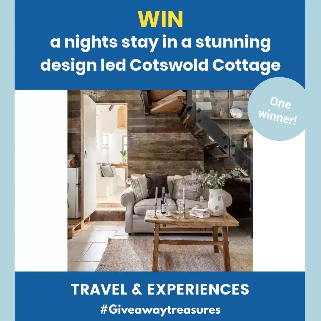 Win a nights stay in a stunning design led Cotswold Cottage