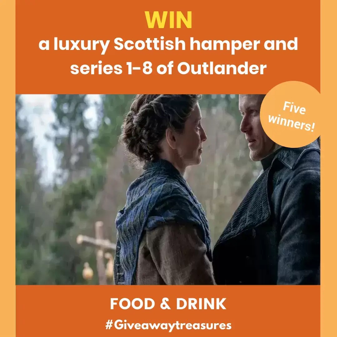Win a luxury Scottish hamper and series 1-8 of Outlander