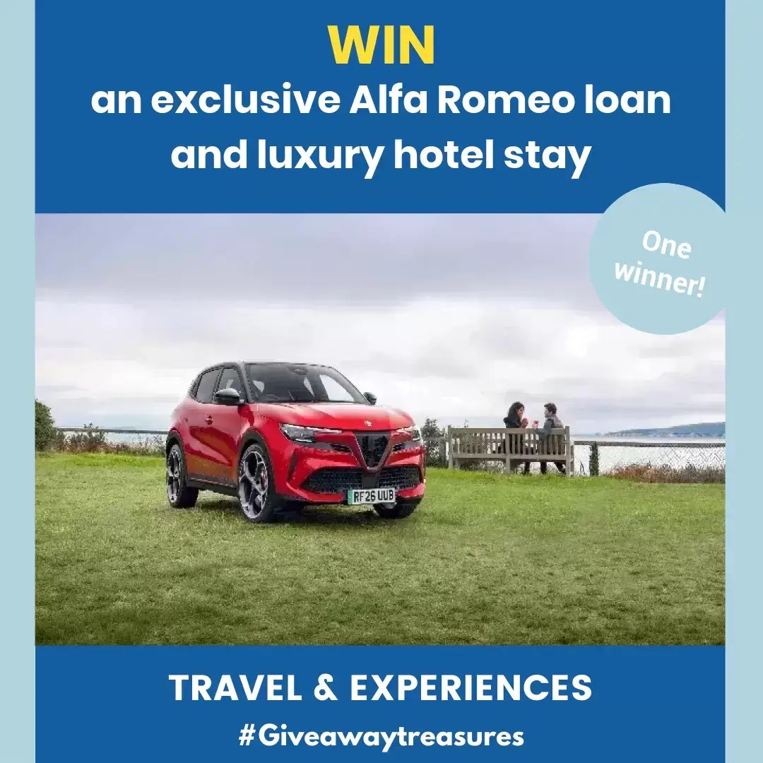 Win an exclusive Alfa Romeo loan and luxury hotel stay