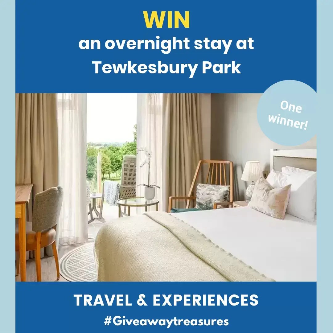 Win an overnight stay at Tewkesbury Park