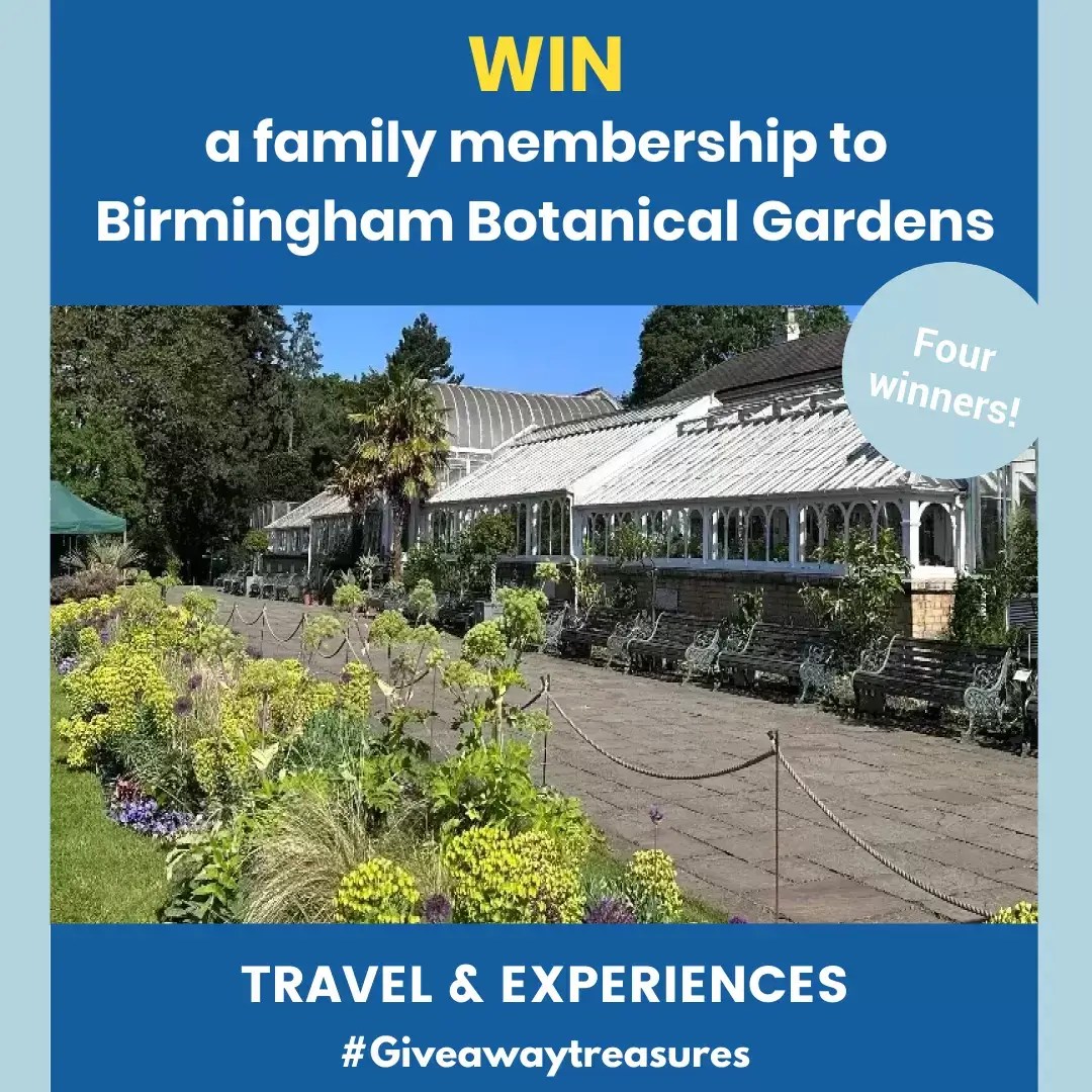 Win a family membership to Birmingham Botanical Gardens