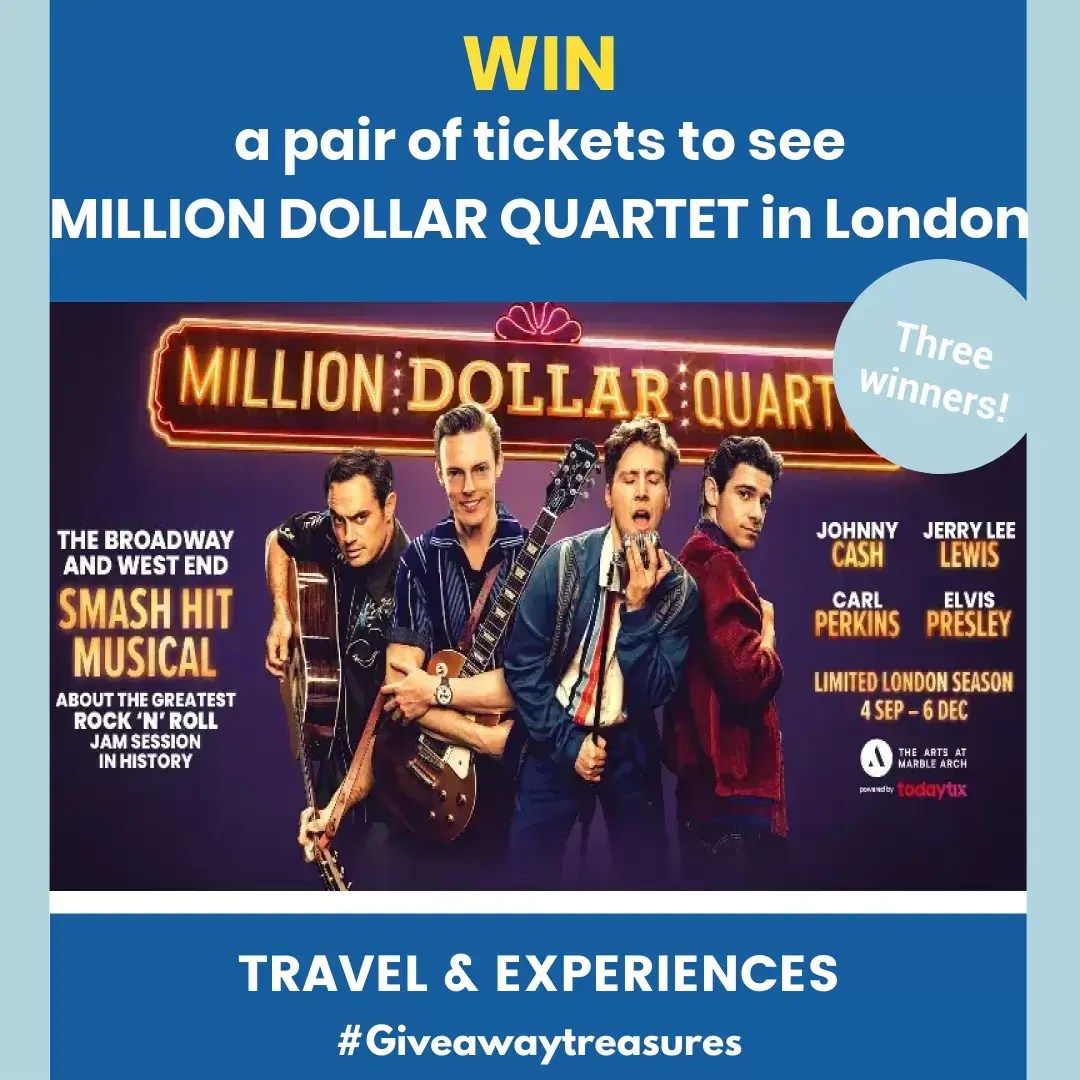 Win a pair of tickets to see MILLION DOLLAR QUARTET in London