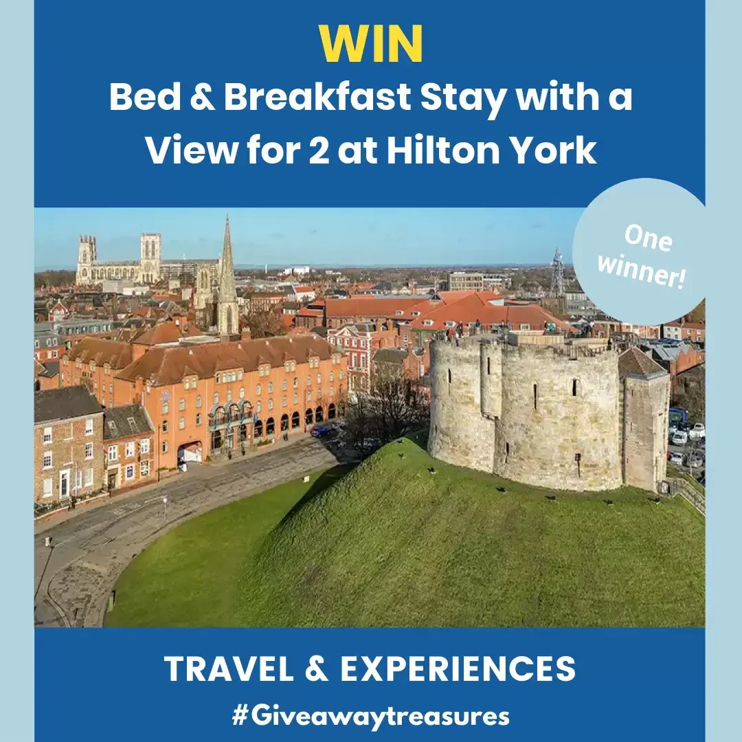 Win Bed & Breakfast Stay with a View for 2 at Hilton York