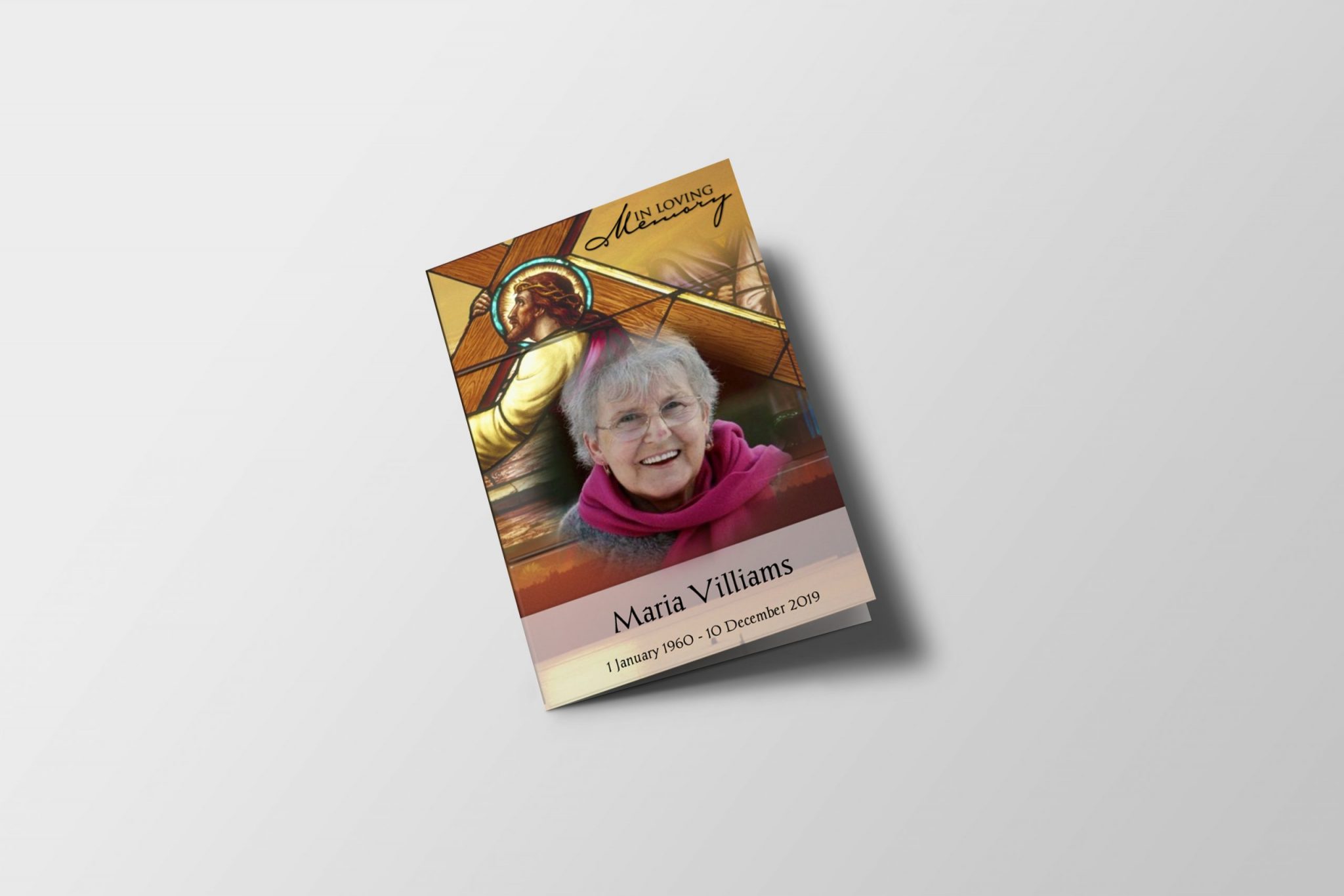 christian funeral program template quickfuneral llc
