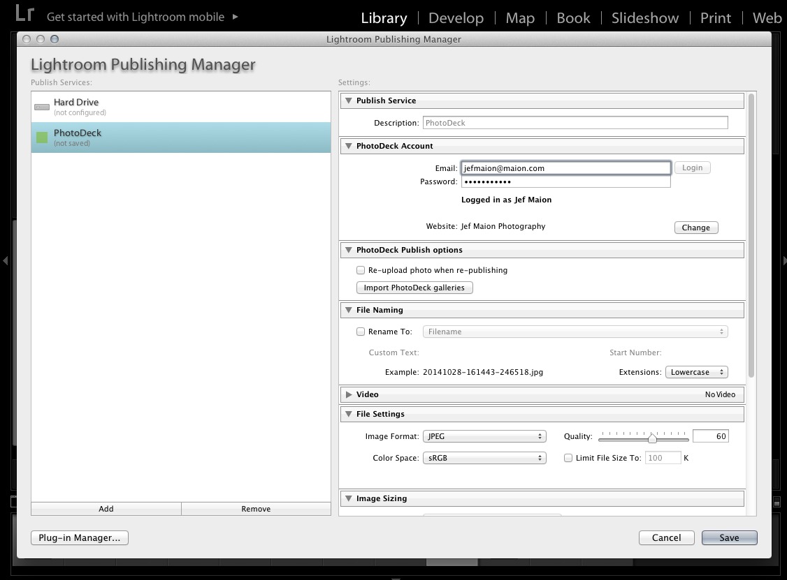 Here's what to do when using. Photodeck Help Uploading And Synchronizing Via Lightroom