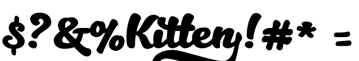 Kitten Bold Free Font What Font Is