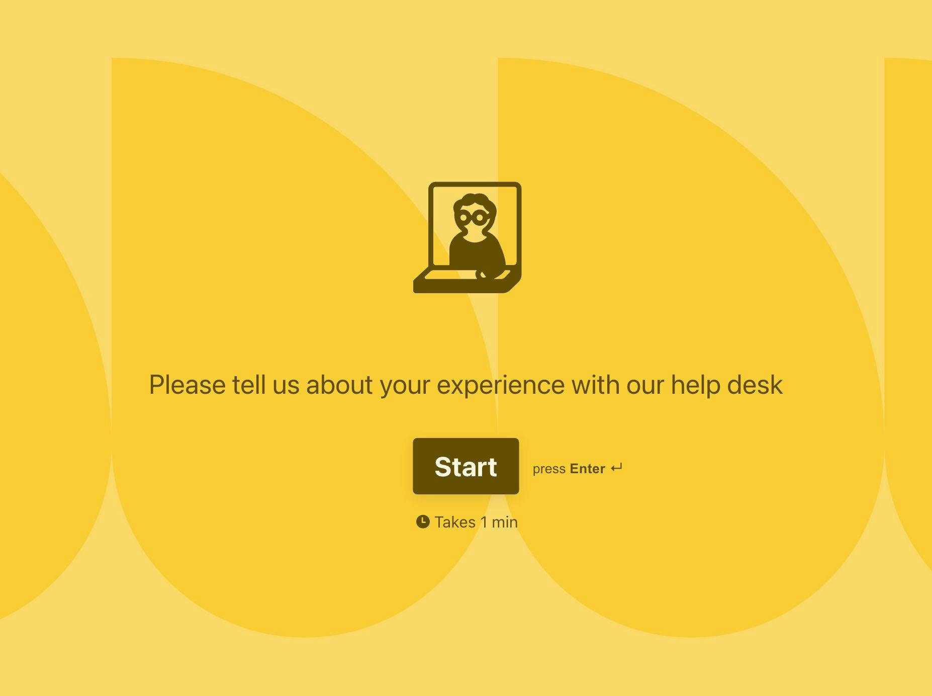 Professional Development Feedback Survey Typeform Template - Download Incredible Ocean Image | Mobile