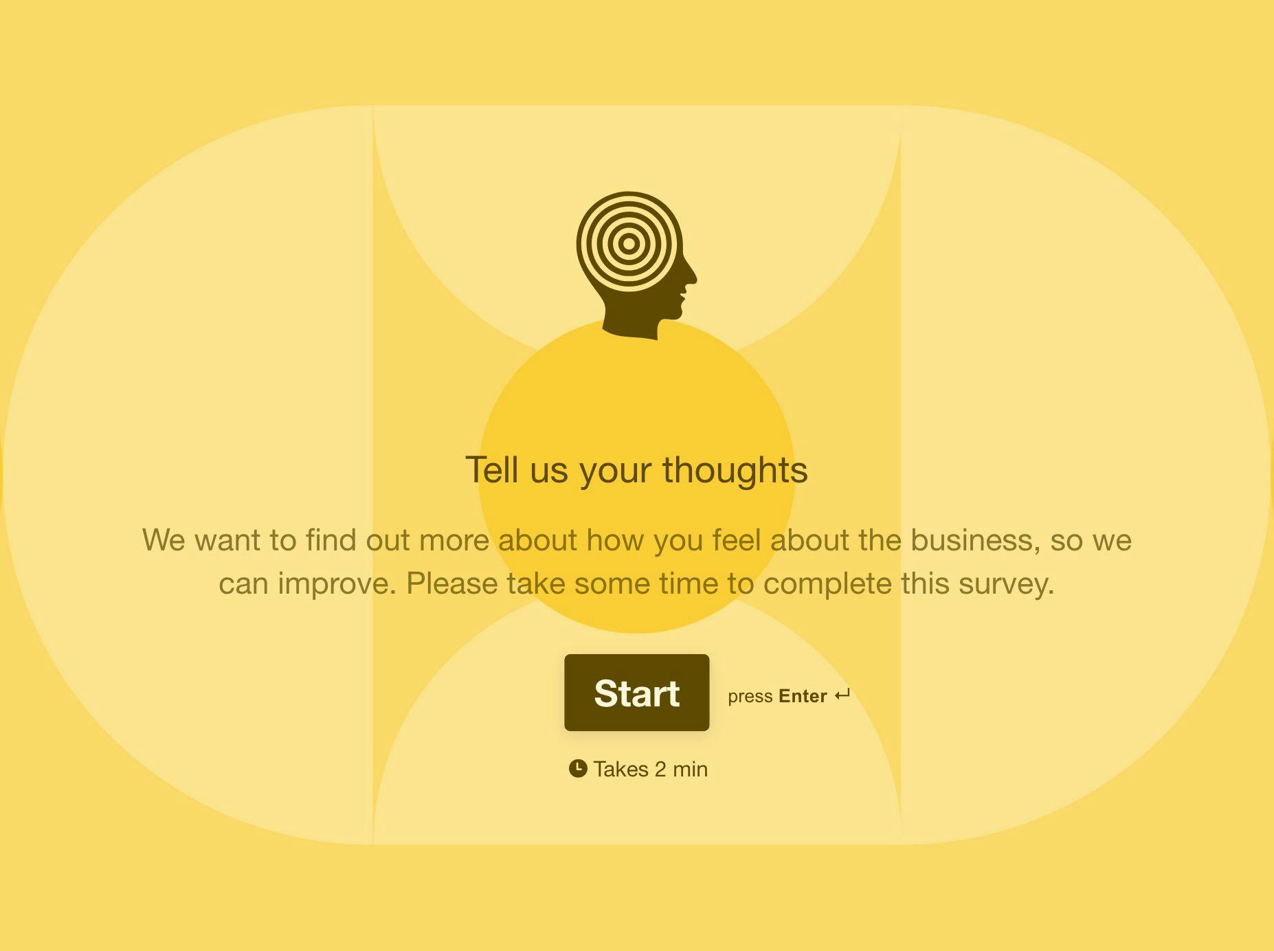 Candidate Experience Survey Typeform Template - Mobile Nature Textures for Desktop