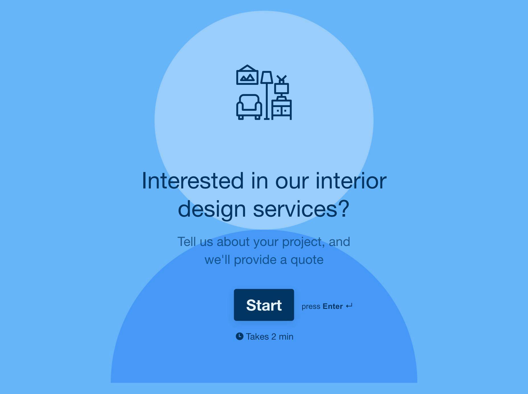 App Quote Form Typeform Template - Gradient Pictures - Incredible 8K Collection