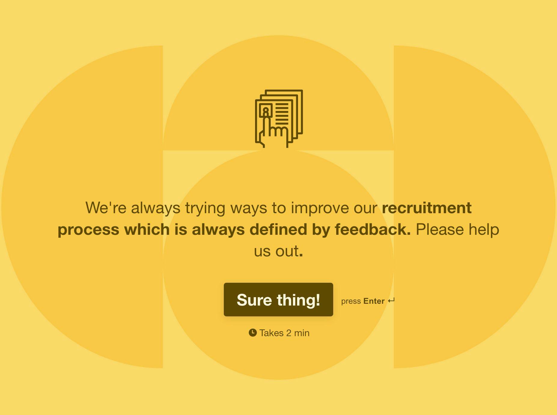 Candidate Experience Survey Typeform Template - Premium City Art Gallery - High Resolution