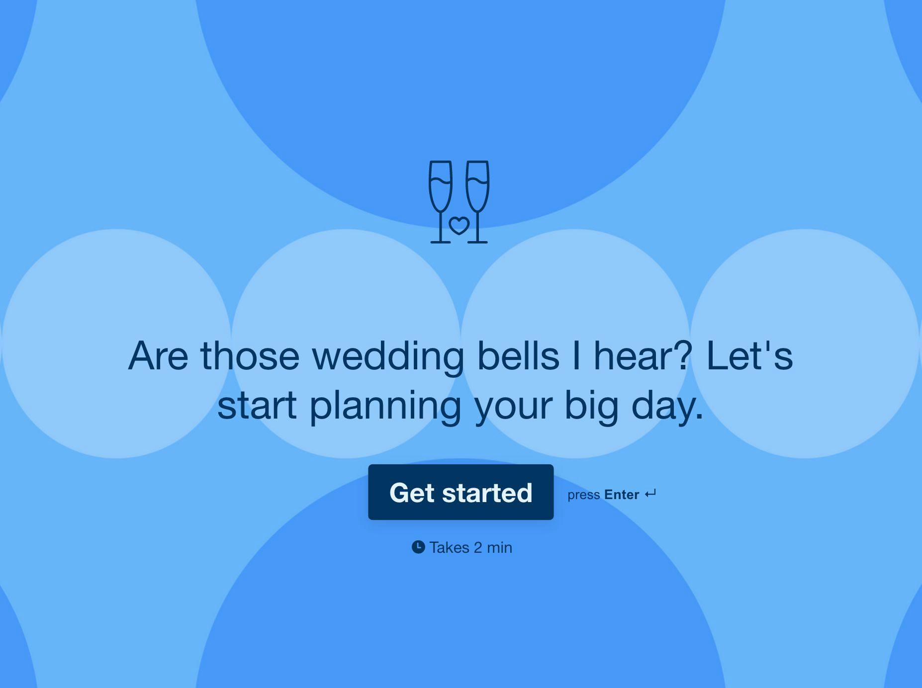 Booking Request Form Typeform Template - Geometric Art Collection - Desktop Quality