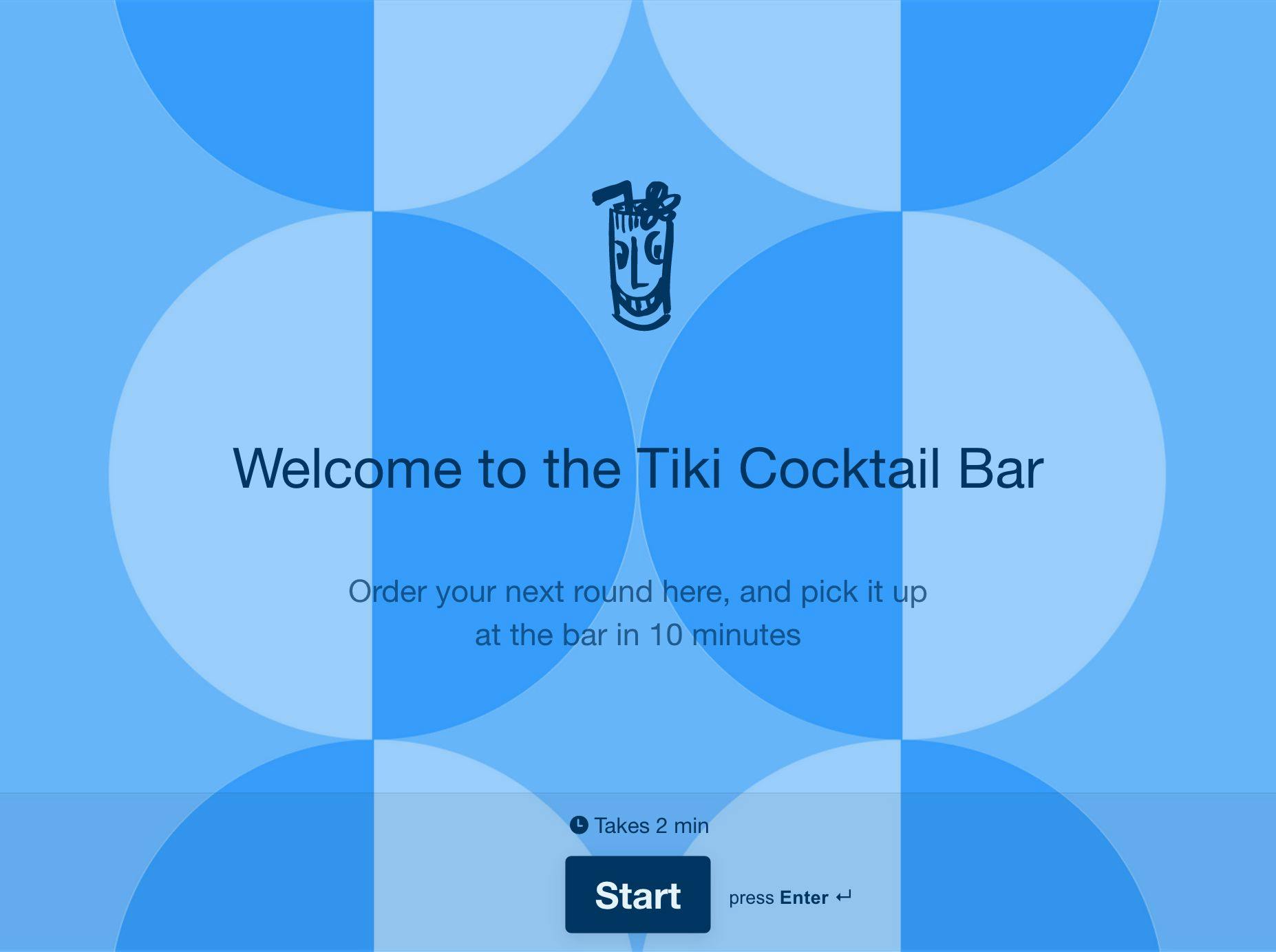 Drink Order Form Template Growform - Colorful Illustration Collection - HD Quality