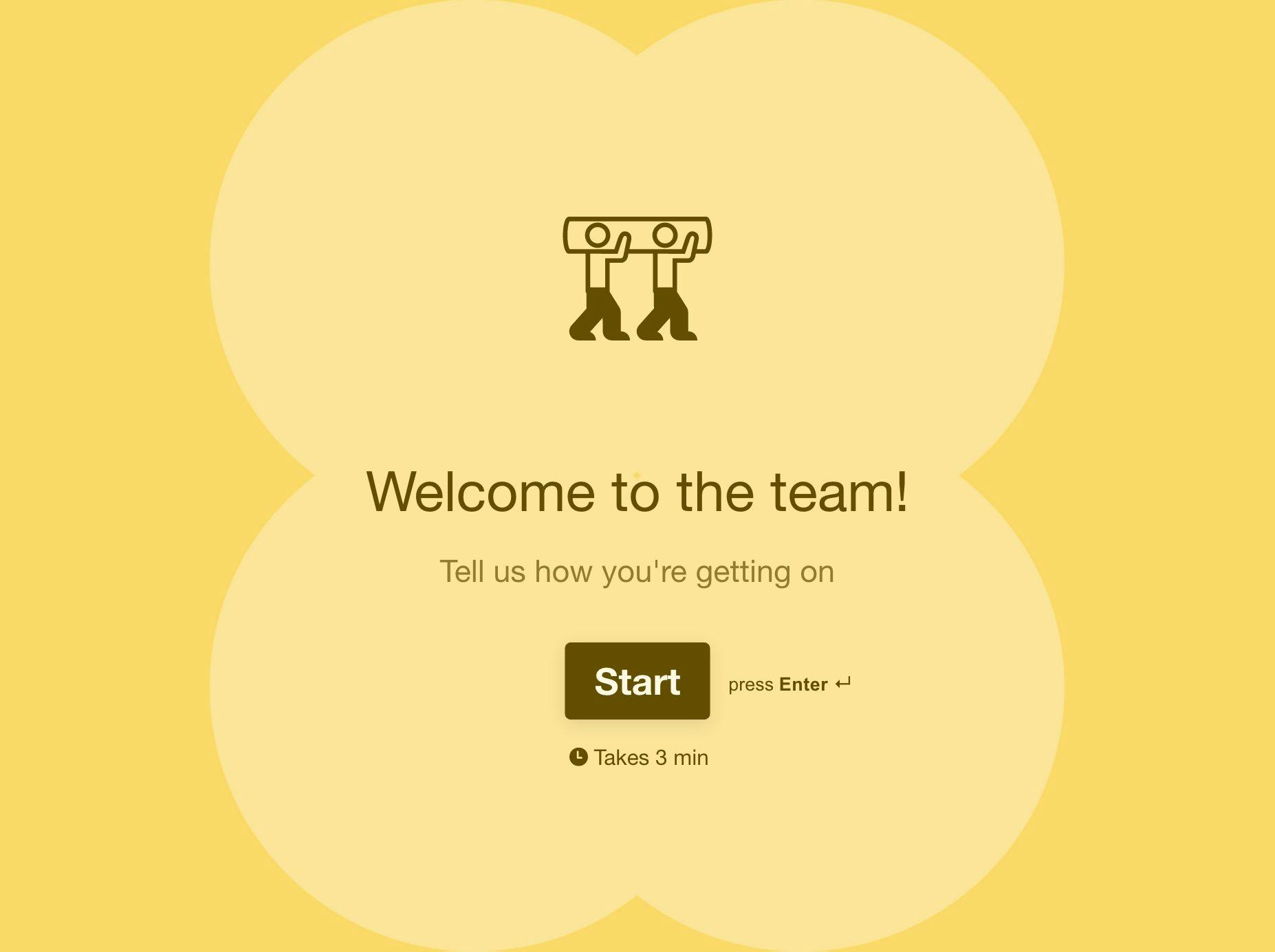 Employee Performance Survey Typeform Template - Elegant Sunset Photo - Mobile