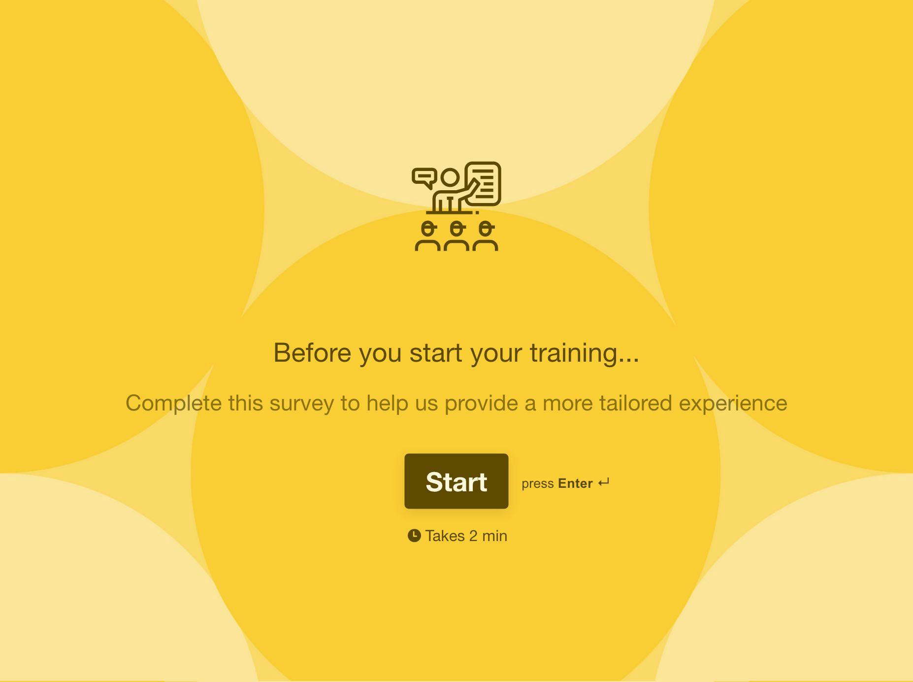 Training Evaluation Form Typeform Template - Premium Dark Art - Mobile