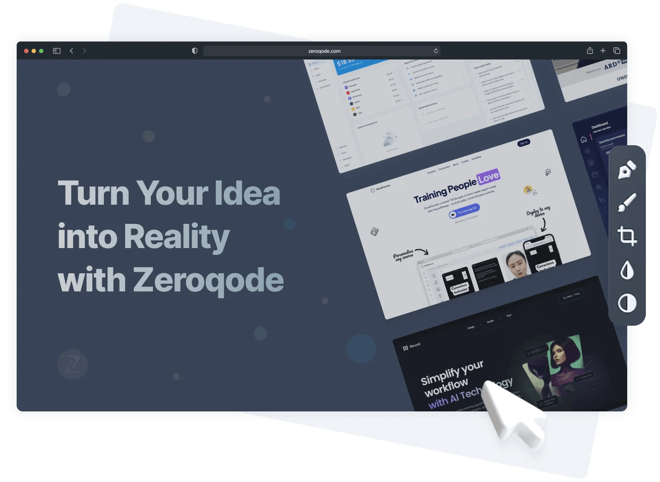 Zeroqode On Linkedin Landingpage Startup Zerocode Zeroqode - Best Ocean Arts in Retina
