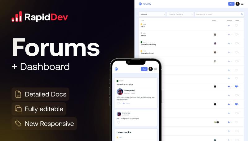 Very Simple Forum Template Bubble - Download Amazing Dark Background | Retina