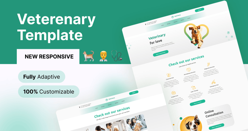 Veterinary Template - Retina Colorful Wallpapers for Desktop