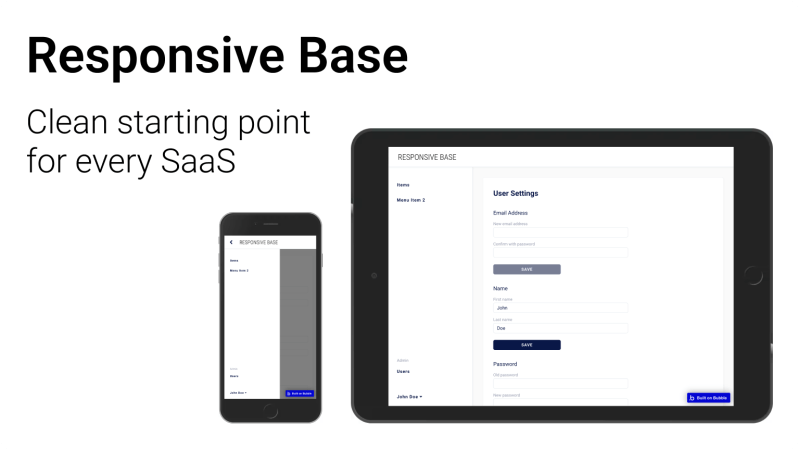Template Simple Base Template For Every Saas New Responsive Engine - Premium Space Pattern Gallery - Full HD
