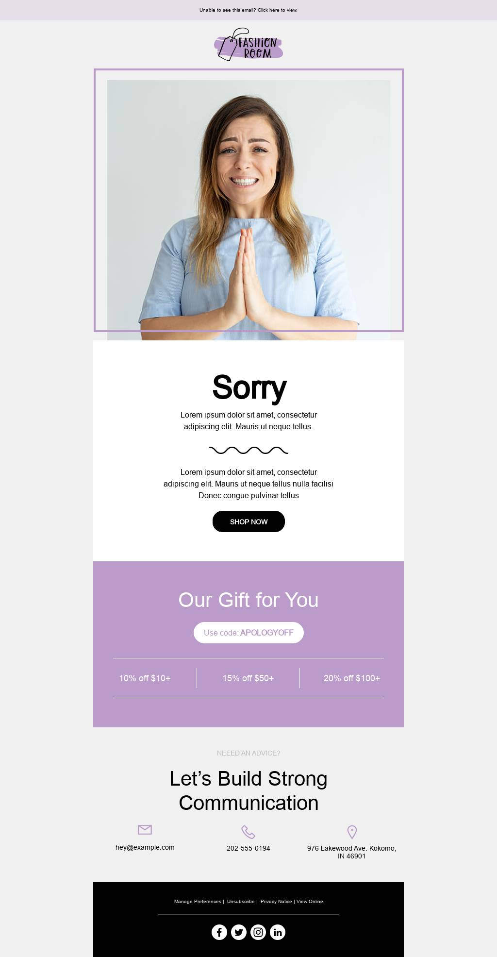 How To Craft Late Delivery Emails To Apologize To Your Customers Email Design