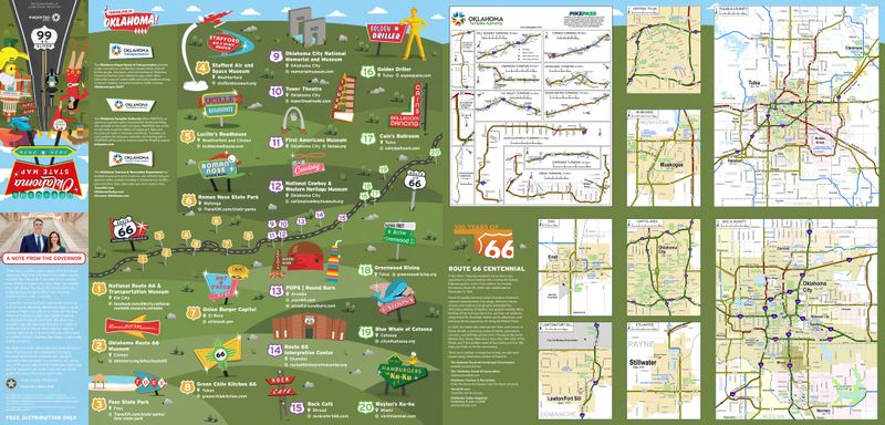 Oklahoma Casino Map Travelok Com S Official Travel 2025 Highways.
